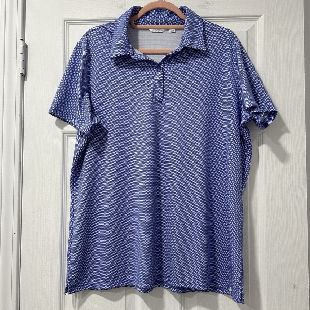 Lady‎ Hagan Women's Size XXL Short Sleeve Polo Shirt Golf Polo Blue 2XL EUC